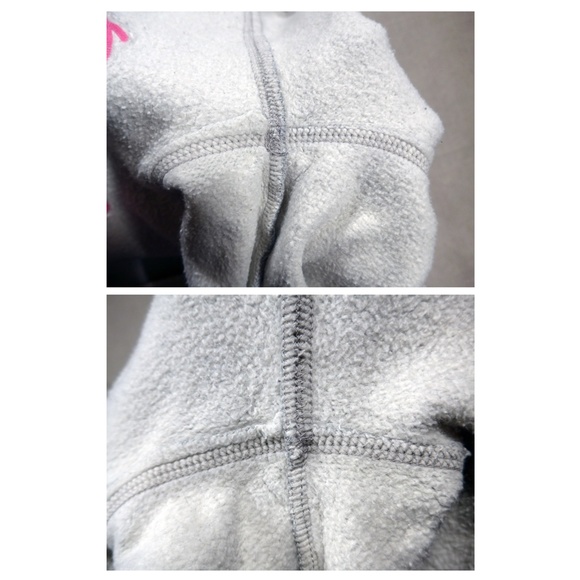 Fiorucci Love Therapy Women S Fleece 3/4-Zip Hooded Sweatshirt - Picture 15 of 15